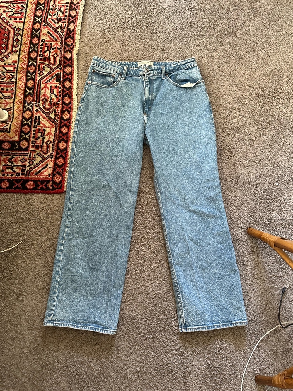 Abercrombie 90s Relaxed High Rise Jeans